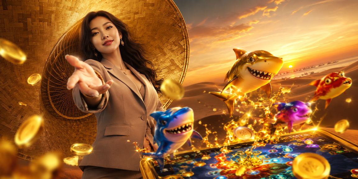 Trò cá cược câu cá truyền thống tại Mũi Né bên nón lá đặc trưng